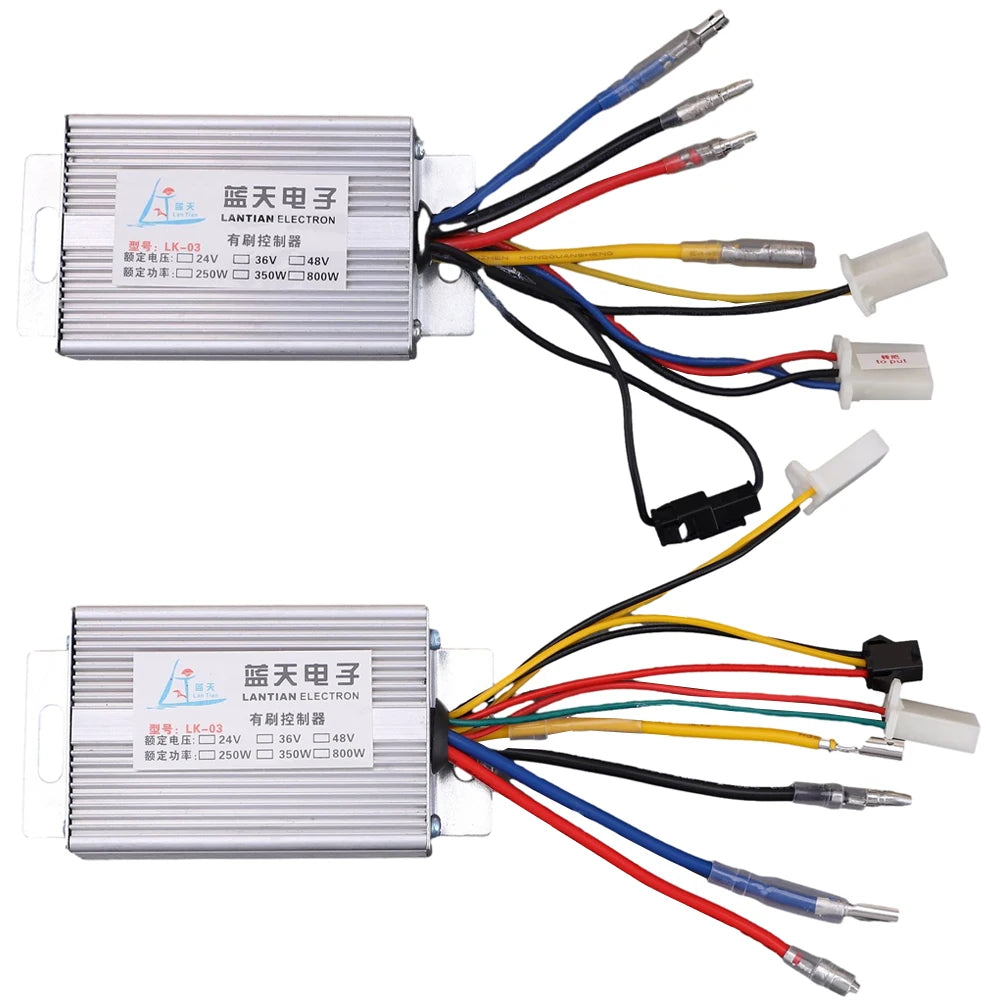 24V 250W Electric Bike Brush Motor Controller DC Electric Controller Electric Bike Motor Driver E-Scooter Part