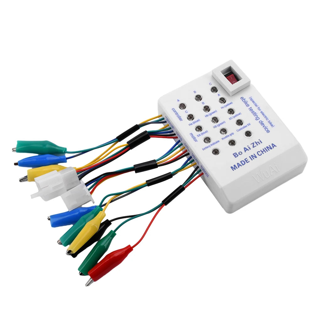 E-Bike Tester 24V 36V 48V 60V 72V E-Bike Brushless Motor Tester Scooter Brushless Car Motor Controller Tester for Motor Coil
