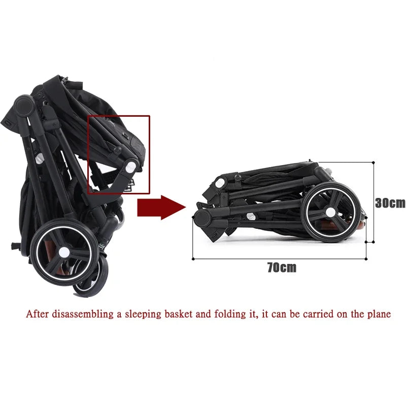 2026 Foldable Multifunctional Twin Stroller Convertible Lightweight Baby Bike EU Shipping