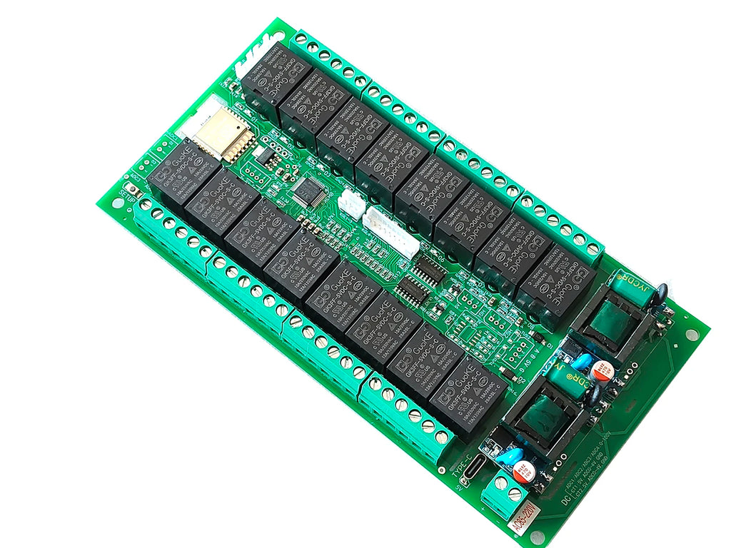 11 switch input 16 Channel Works with Tuya WiFi Zigbee Smart Relay Module board controller interlock Jog Multi-Scenario Control
