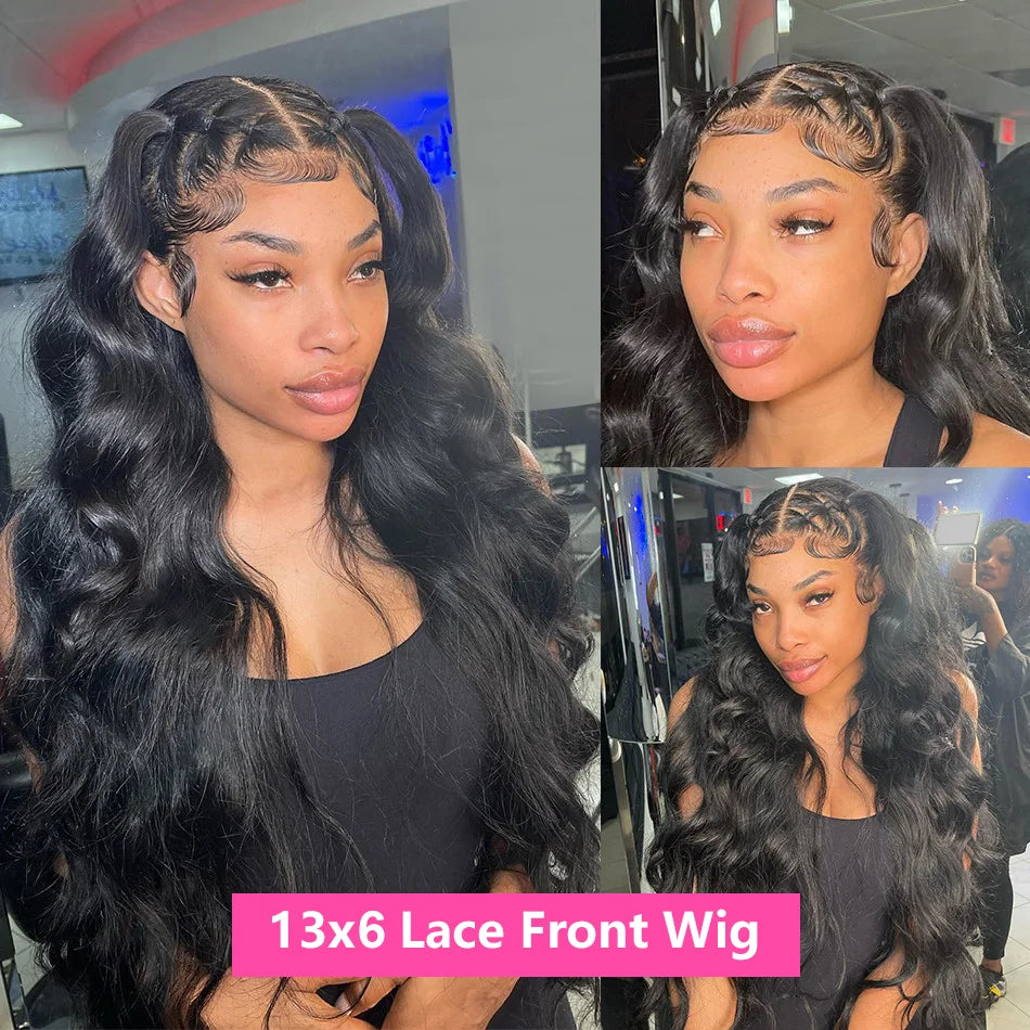 Wear Go Glueless Body Wave Lace Front Human Hair Wigs 13x6 HD Lace Frontal Wig Human Hair 5x5 HD Transparent Lace Closure Wigs