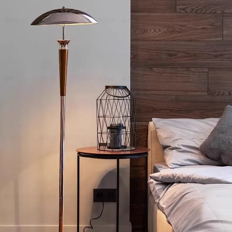 Metal study desk lamp, model room, wabi-sabi wind room, living room entrance, solid wood retro lamps