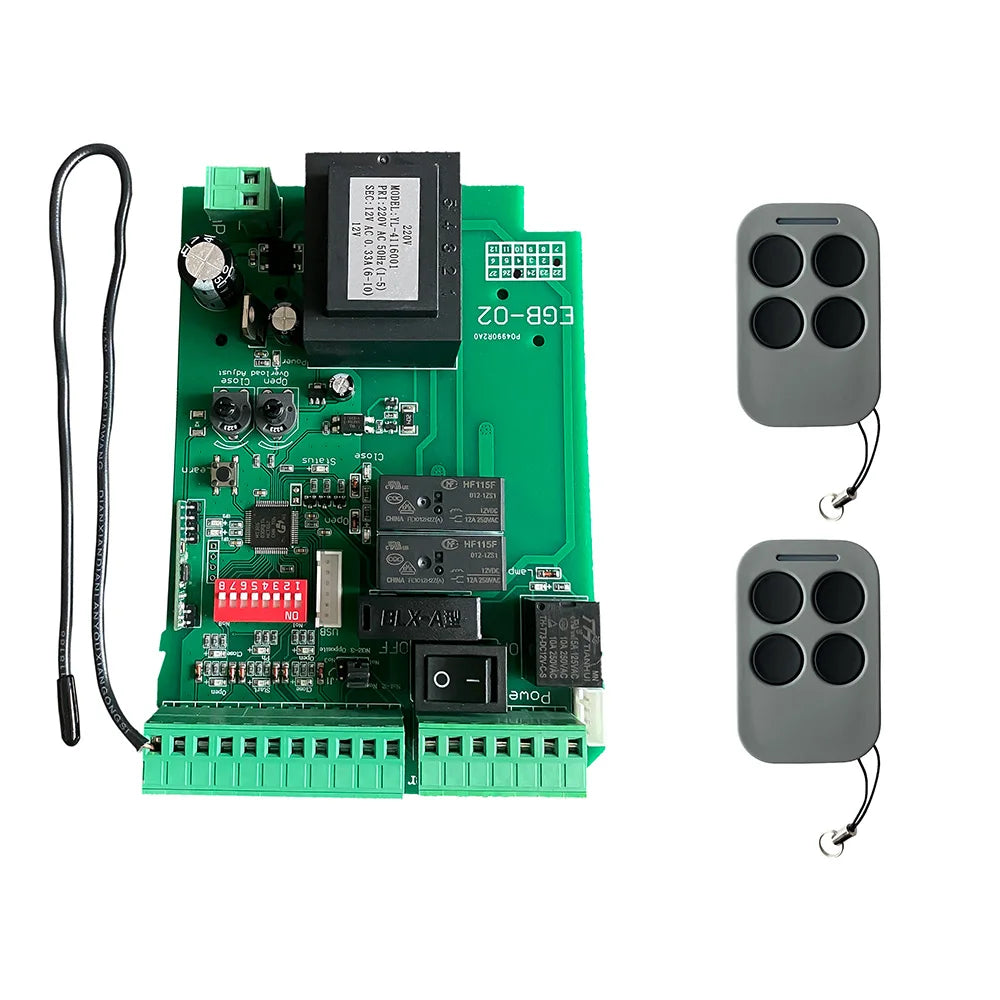 AC220V /AC230V Sliding Gate Openers Circuit Board Universal Sensitive Sliding Gate Motor Main Electronic Control Board