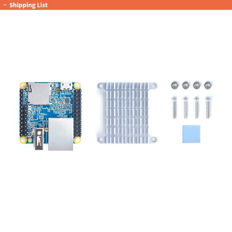 NanoPi Neo LTS with CNC Metal-Case Heatsink 256M/512M RAM Allwinner H3 Quad Cortex-A7 1.2GHz,OpenWRT,Ubuntu Linux Armbian DietPi