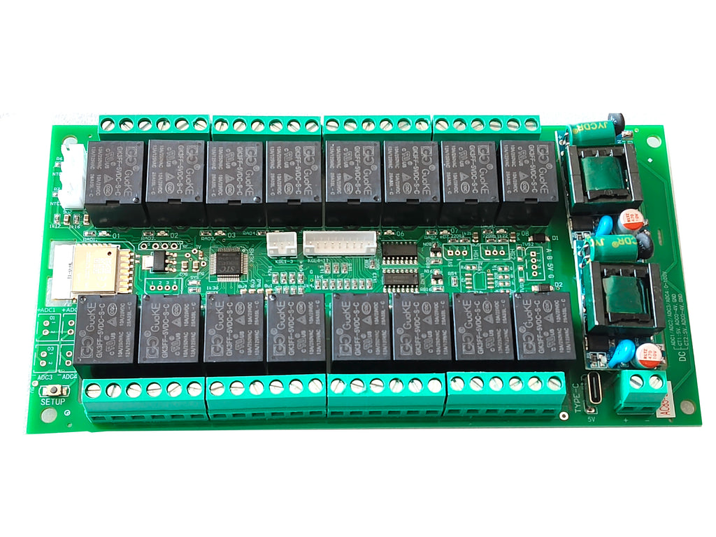 11 switch input 16 Channel Works with Tuya WiFi Zigbee Smart Relay Module board controller interlock Jog Multi-Scenario Control