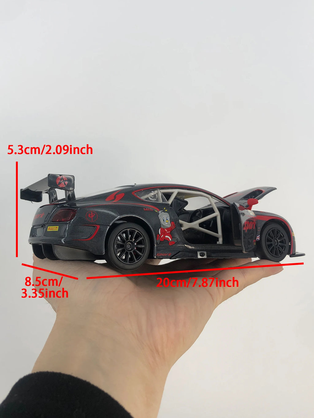 CCA 1:24 simulation zinc alloy Bentley Continental GT3 model car, static ornament, metal collectible gift car