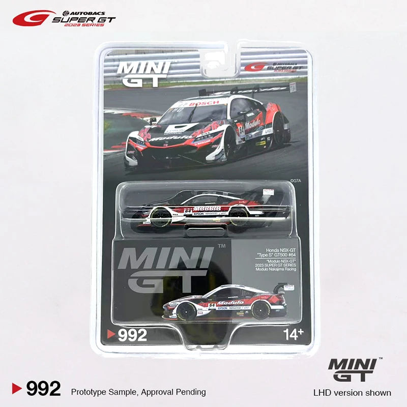 MINIGT 1:64 Nissan Z GT500 Honda NSX GTR SuperGT Series Diecast Diorama Model Collection Miniature Toys 786 787 992 861 857