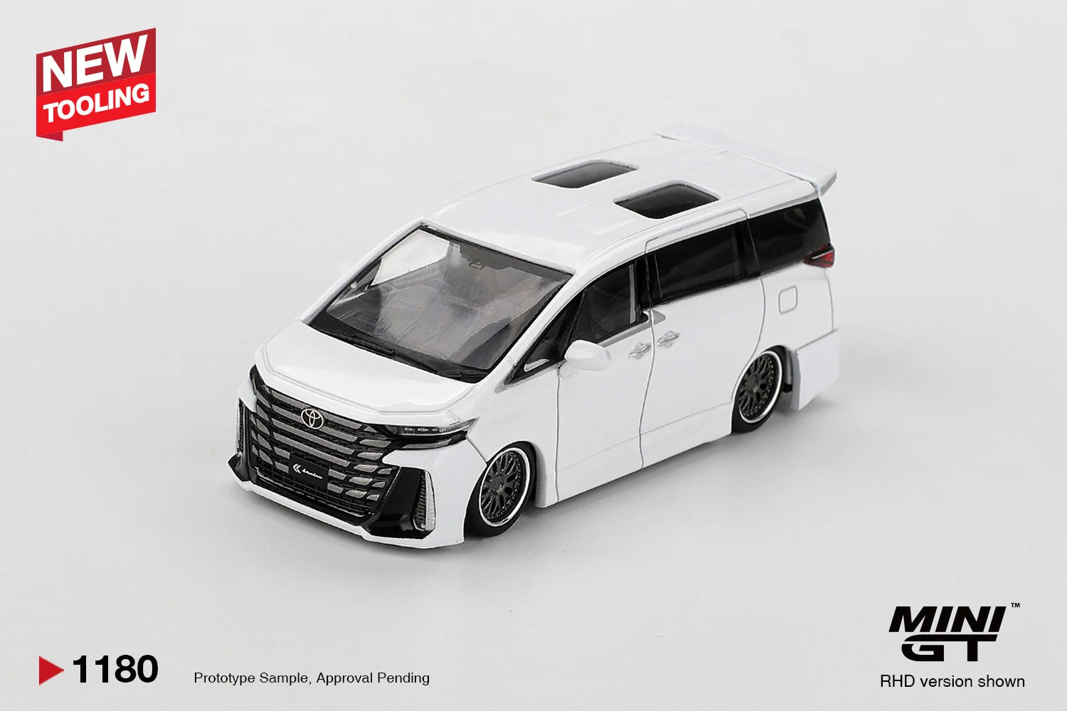 MINIGT 1/64 Toyota Alphard Vellfire 40 KUHL MGT01179-CH Cars Alloy Diecast Metal Model Kids Toys Boys