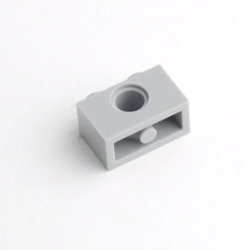 100PCS/Set 3700 1x2 With 1 Hole Technology Building Blocks Parts Educational Assembly Toys MOC Small Bricks DIY Accessories