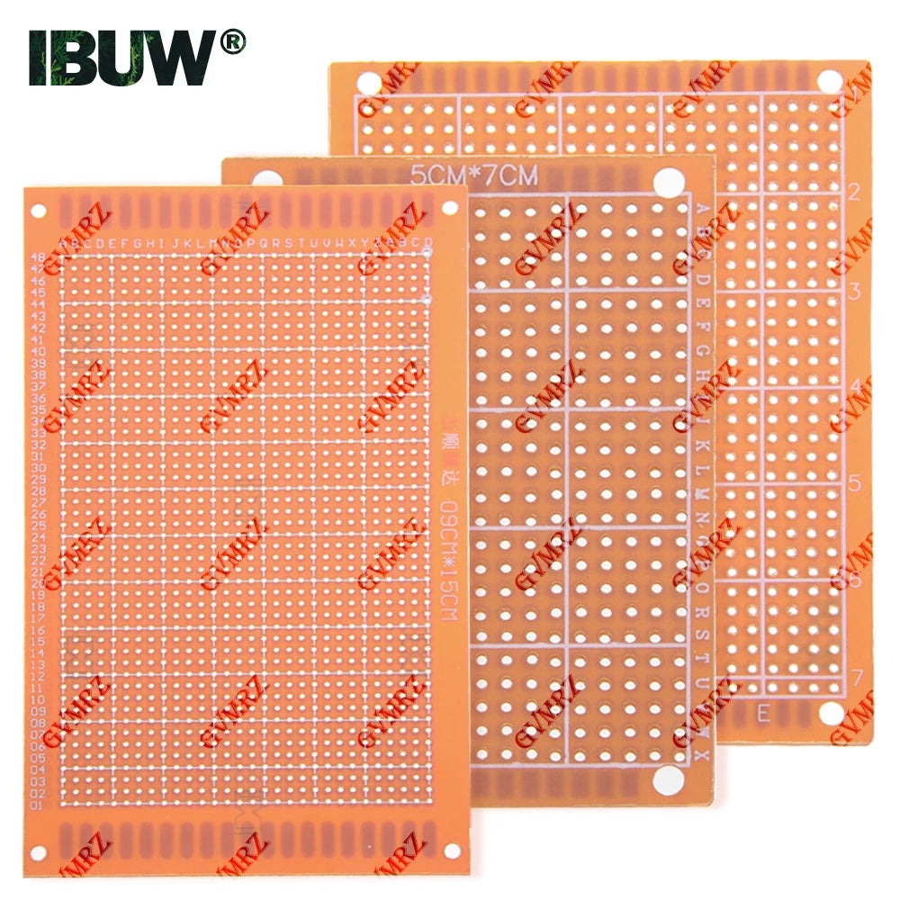 Phenolic PCB Prototype Board Universal Through Hole Perfboard for DIY Electronic Projects