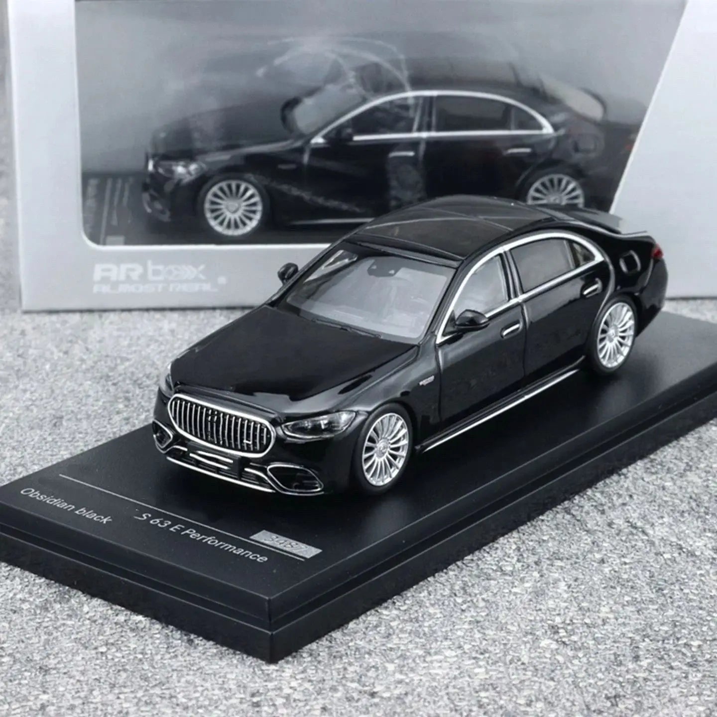 Pre-sale AR Box 1:64 Luxury Performance Sedan for W223 S63 7th Gen Alloy Diecast Collectible Gift