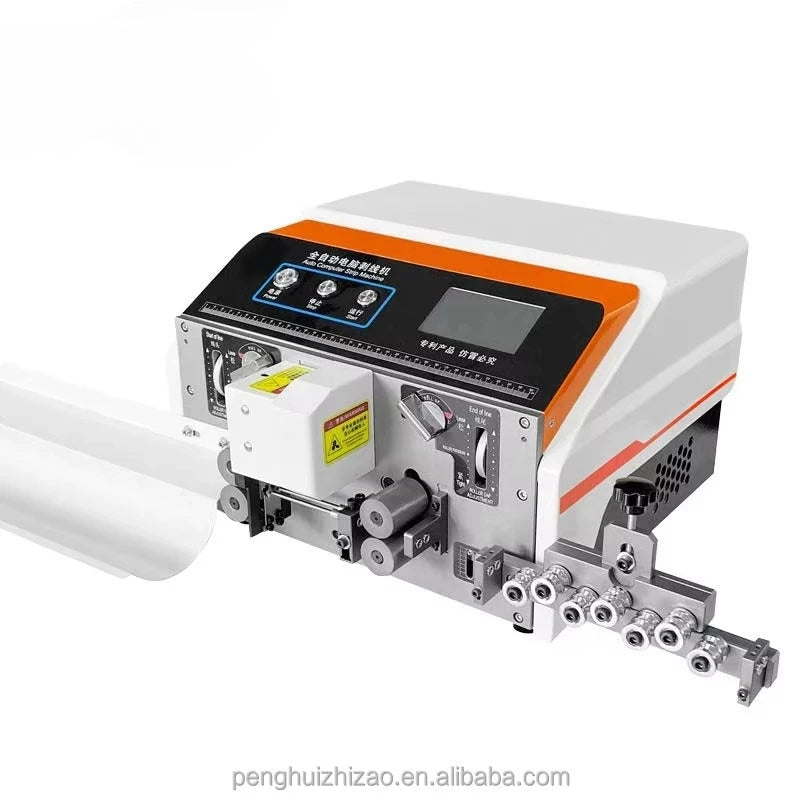 0.1-2.5SQMM Electric Two Wires Cutting Stripping Machine Fully Automatic Double Cable Wire Stripper and Cutter Machine