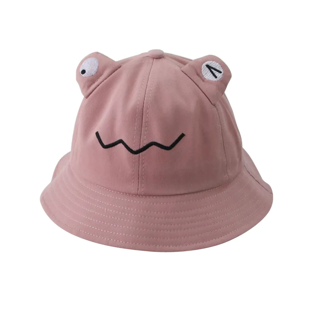 Children Sun Hat Pink Lightweight Uv Protection Fisherman Bucket Hat Outdoor Summer Beach Sun Protection Ideal for Hiking