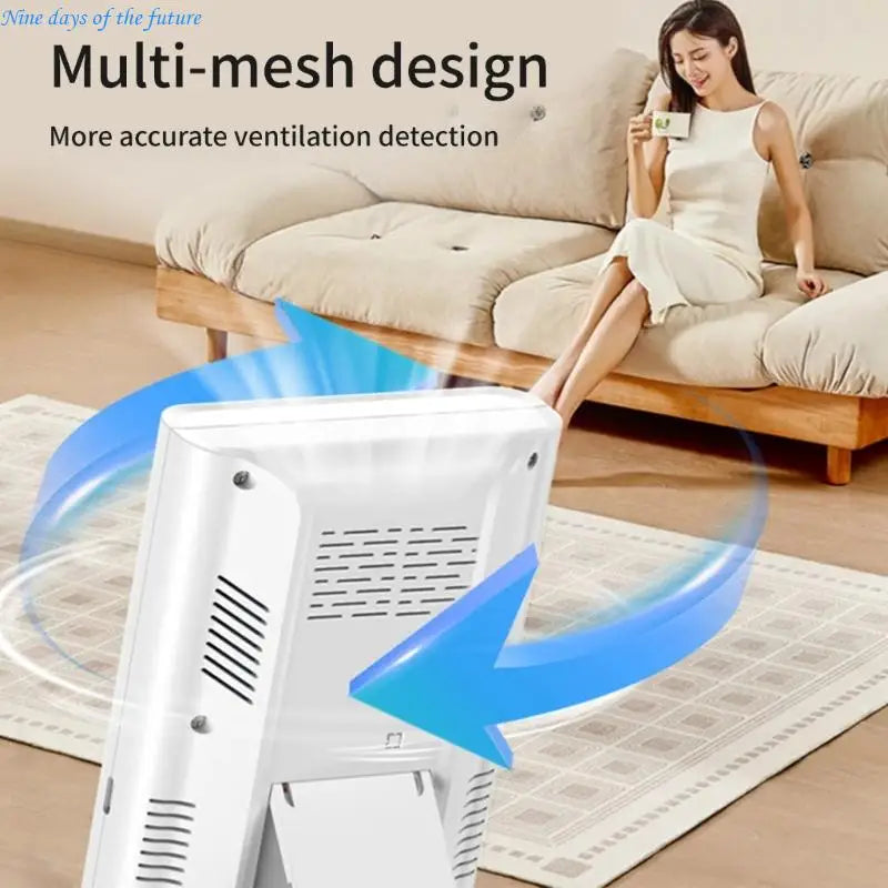 Accurate Air Quality Monitors CO2 Detectors Monitoring Big Display for Home E65A