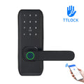 TTLock APP Smart Fingerprint Password RFID Deadbolt Lock For Indoor Wooden Door