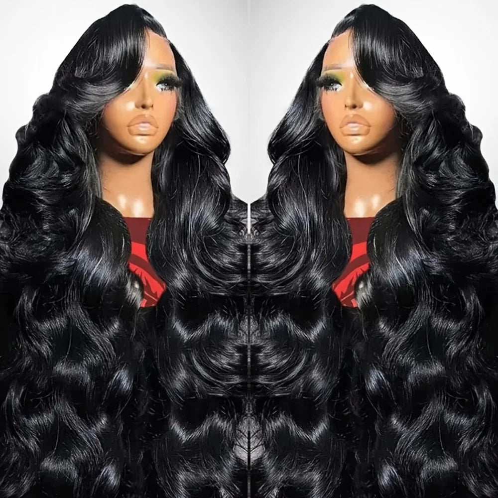 Body Wave 13x6 Lace Front Wigs Natural Human Hair Wig Curly Lace Frontal Wigs Pre Plucked Brazilian Hair For Women 220 Density