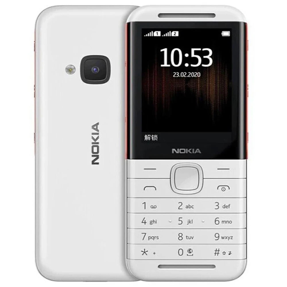Nokia 5310 2020 Phone 2SIM Dual Stereo Music 1200mAh FM Radio 3.5mm Headphone Jack Bluetooth MP3 MicroUSB Nokia SparePhoneUnlock
