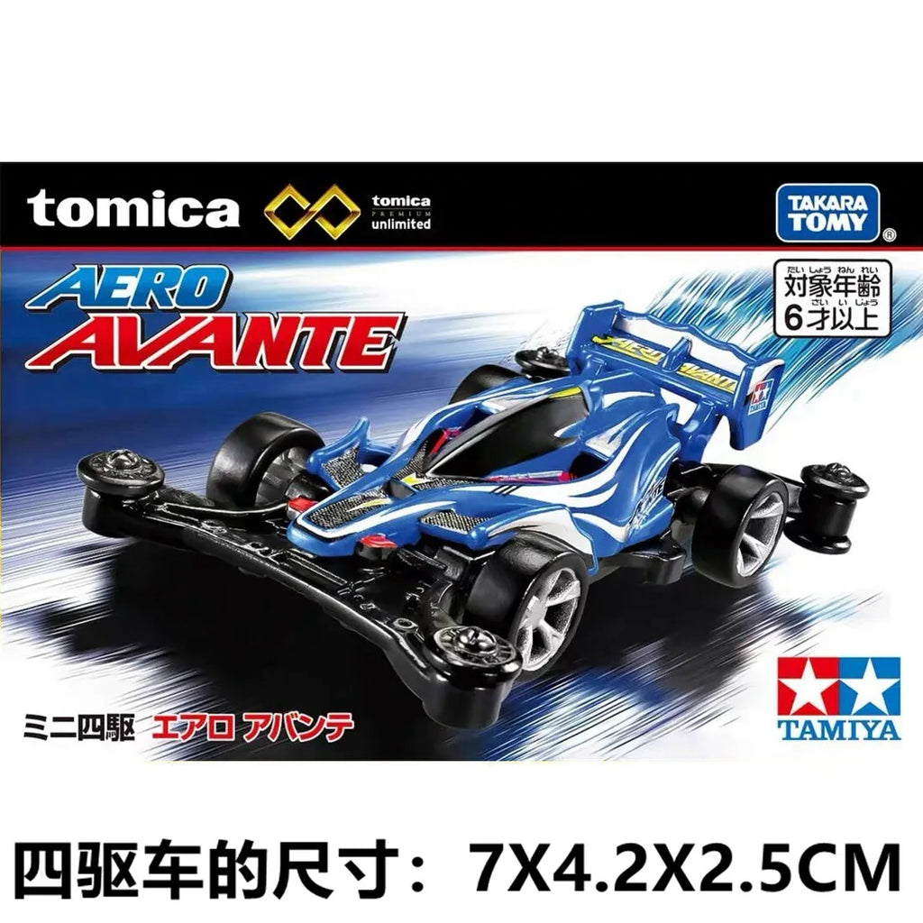 In Stock Original TOMY Tomica Tamiya Mini 4WD Cyclone Magnum 1/64 Alloy Diecast Car Model Toy Gift