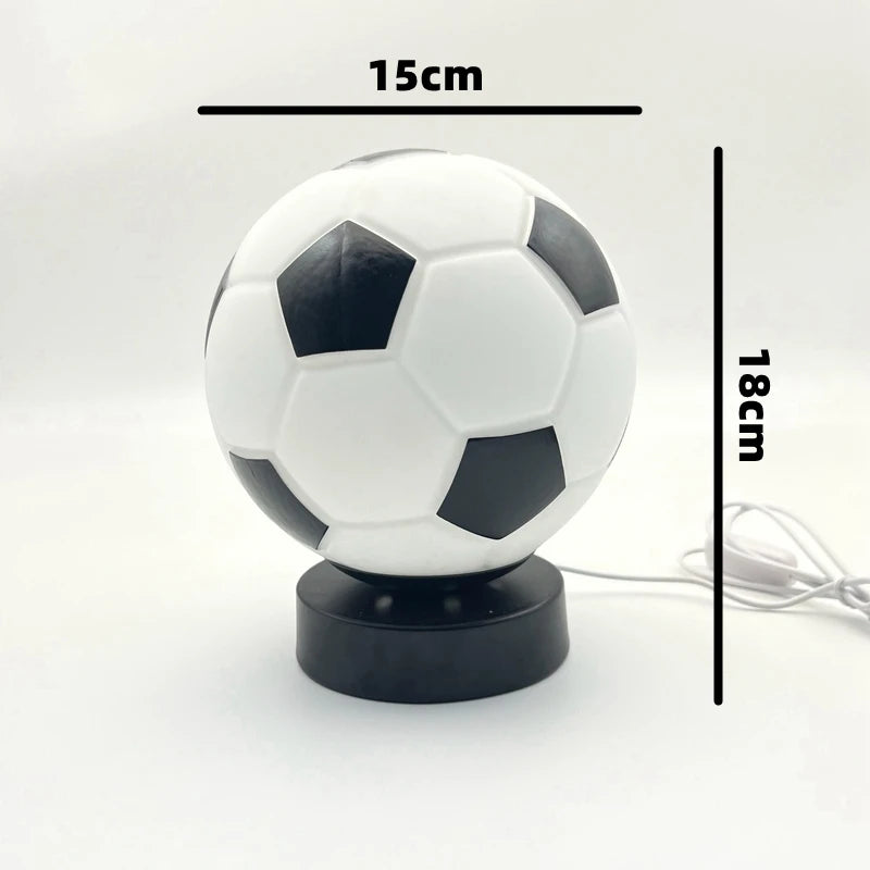 Football LED High-End Creative Gift Table Lamp New Year Kids Fans Boys Girls Birthday Desktop Ornament Decor Lamp