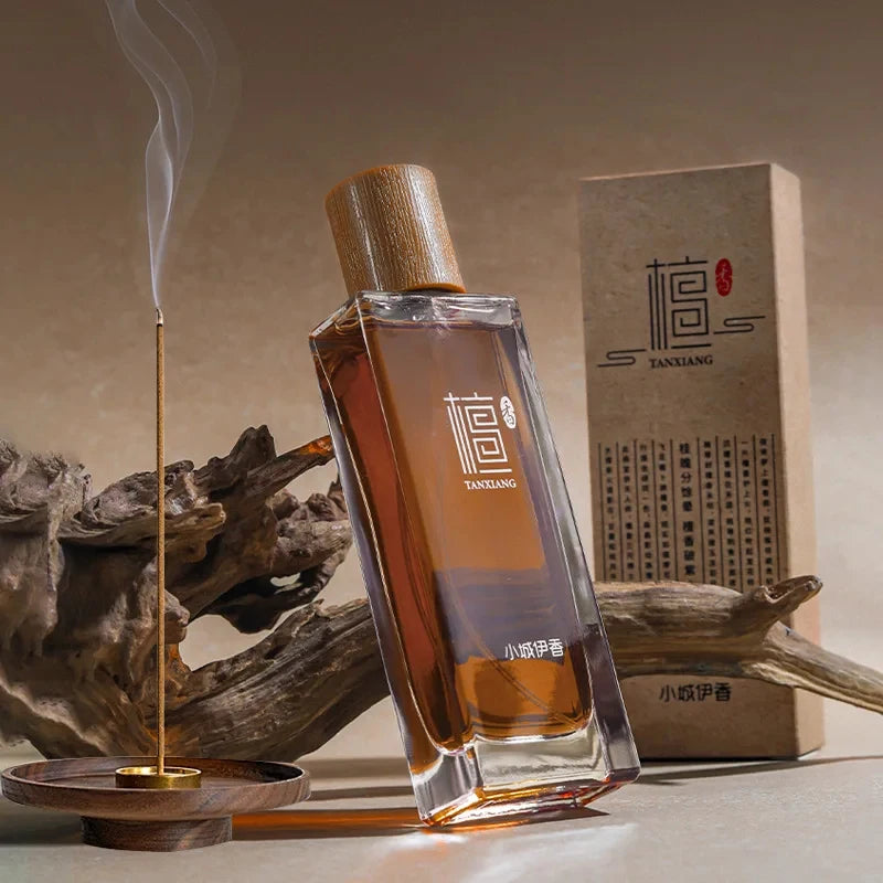 50ml Sandalwood Eau de Toilette Unisex Long Lasting Woody Fragrance Natural Light Perfume Spray for Men Women Daily Casual