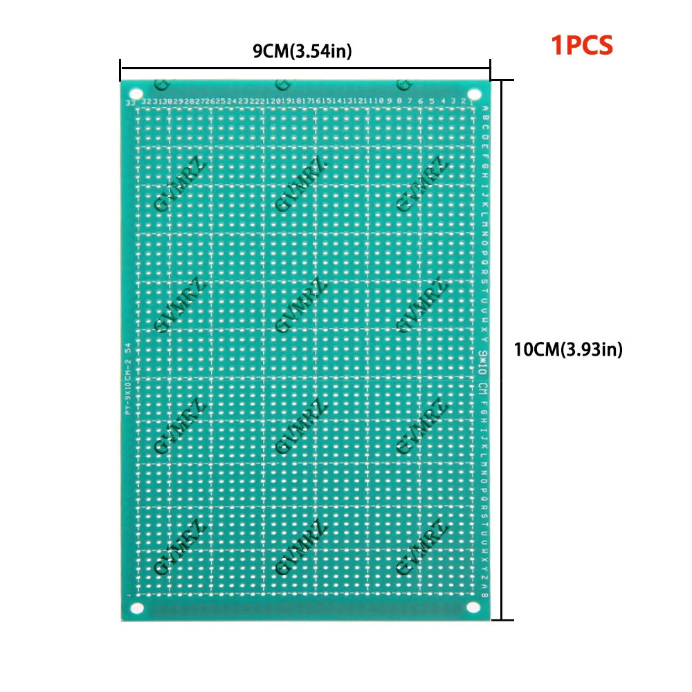1PCS/5PCS  Single Sided 4x6cm 3x7cm Green PCB Prototype Board Universal Through Hole Perfboard for DIY Electronic 2x8cm