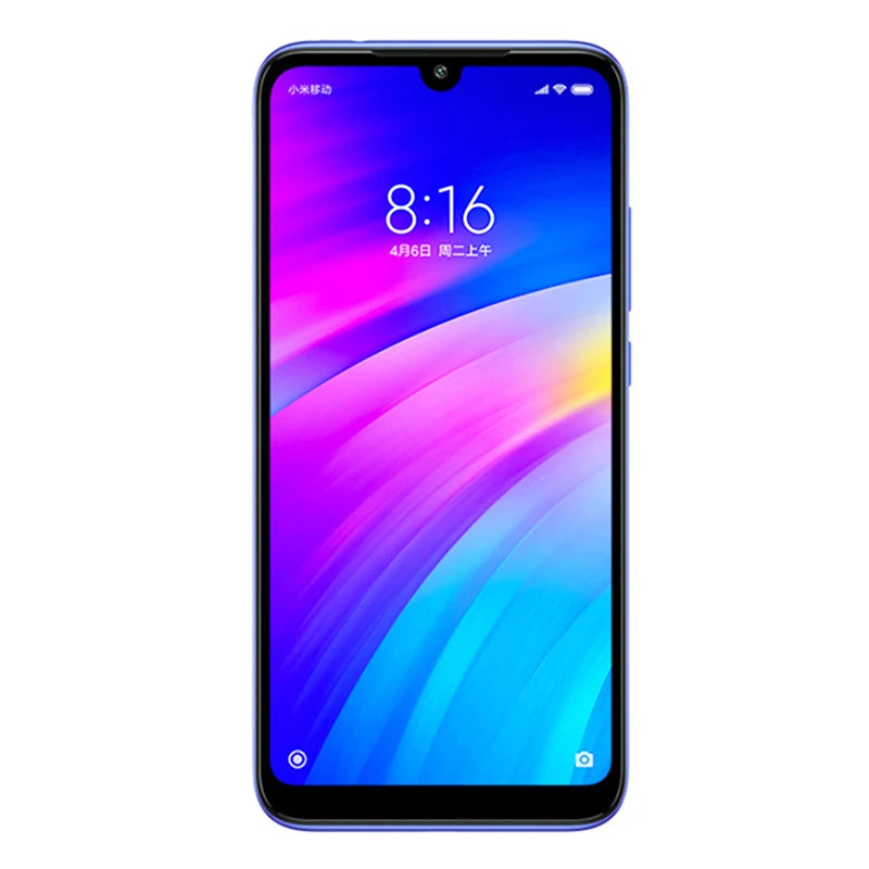 Xiaomi Redmi 7 Cellphone with Phone Case, Dual SIM Solt Cellphone Android Cell Phone Dual Camera Used Phone