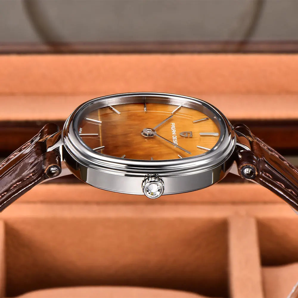 PAGANI DESIGN 2026 New Quartz Watch Top Brand Waterproof Watch Sapphire Glass Classic Leather 32mm Women Wristwatch Gift Watches