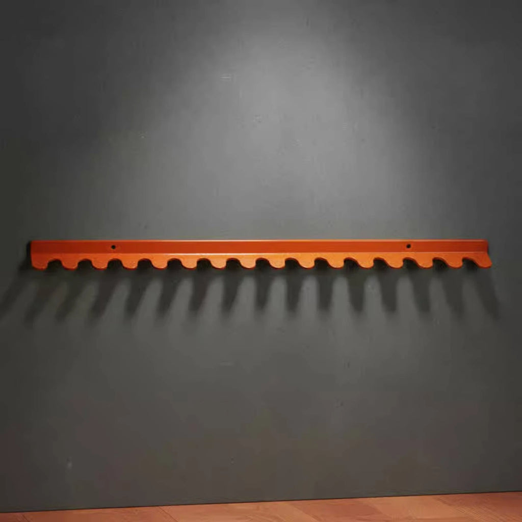 Golf Club Wall Rack Metal Golf Club Storage Stand Vertical Slot Rack Mounted with Holes for Garage