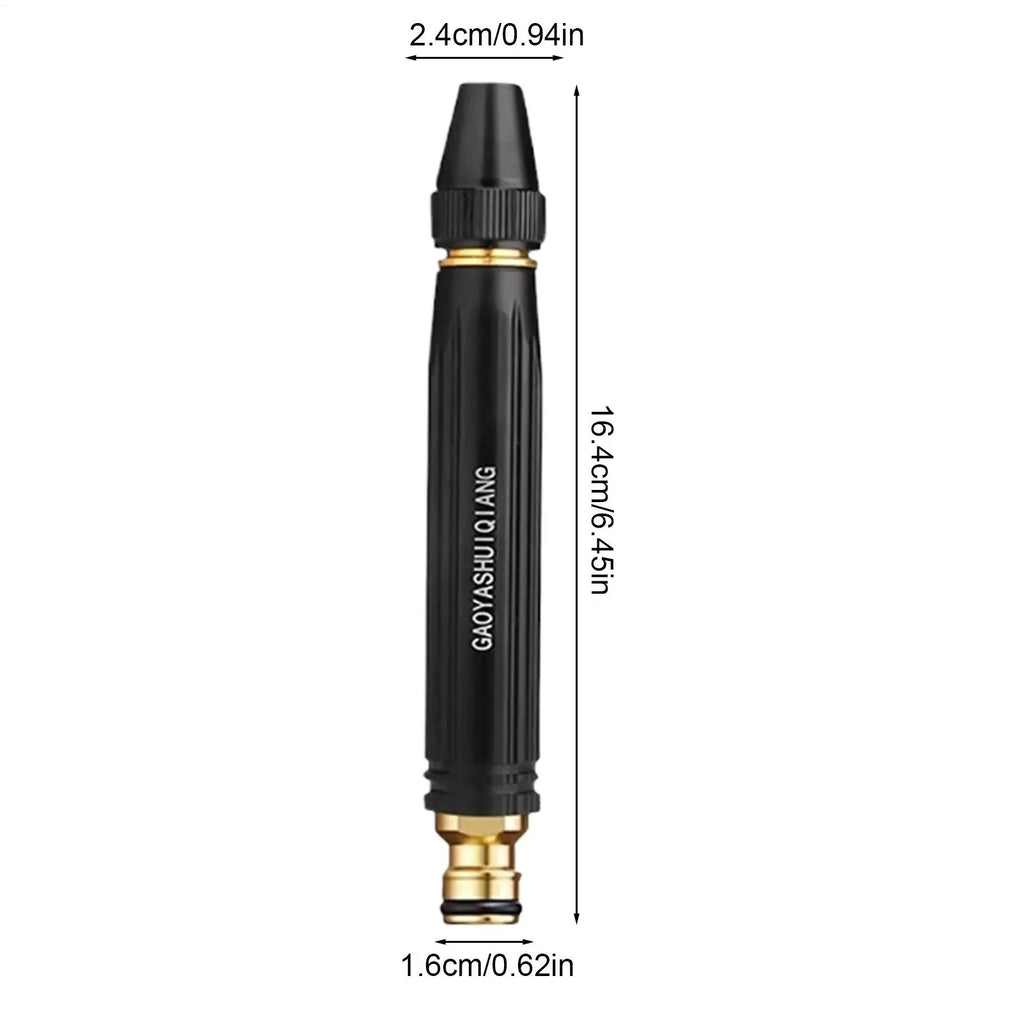 Garden Hose Spray Nozzle Metal Garden Hose Water Nozzle Sprayer Handheld Replacement Parts With 3 Patterns Cleaning Tools