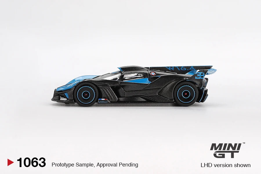 MINIGT 1/64 Bugatti Bolide Red MGT01105-CH Cars Alloy Diecast Metal Model Kids Toys Boys