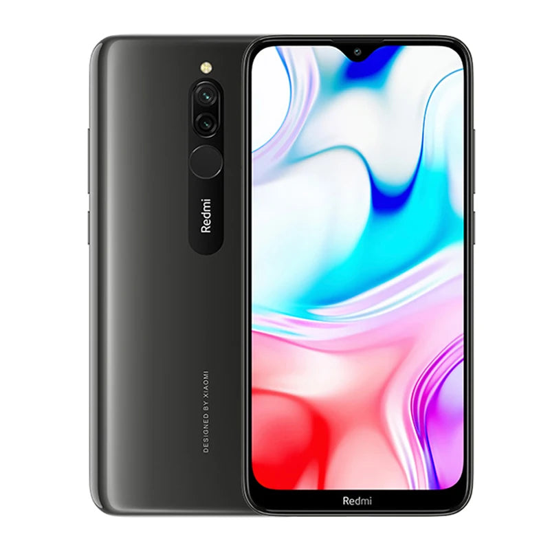 Xiaomi Redmi 8 Smartphone Dual SIM 64GB Large Memory 6.22-inch Screen Snapdragon 439 Octa-Core 4G LTE Used Global Firmware