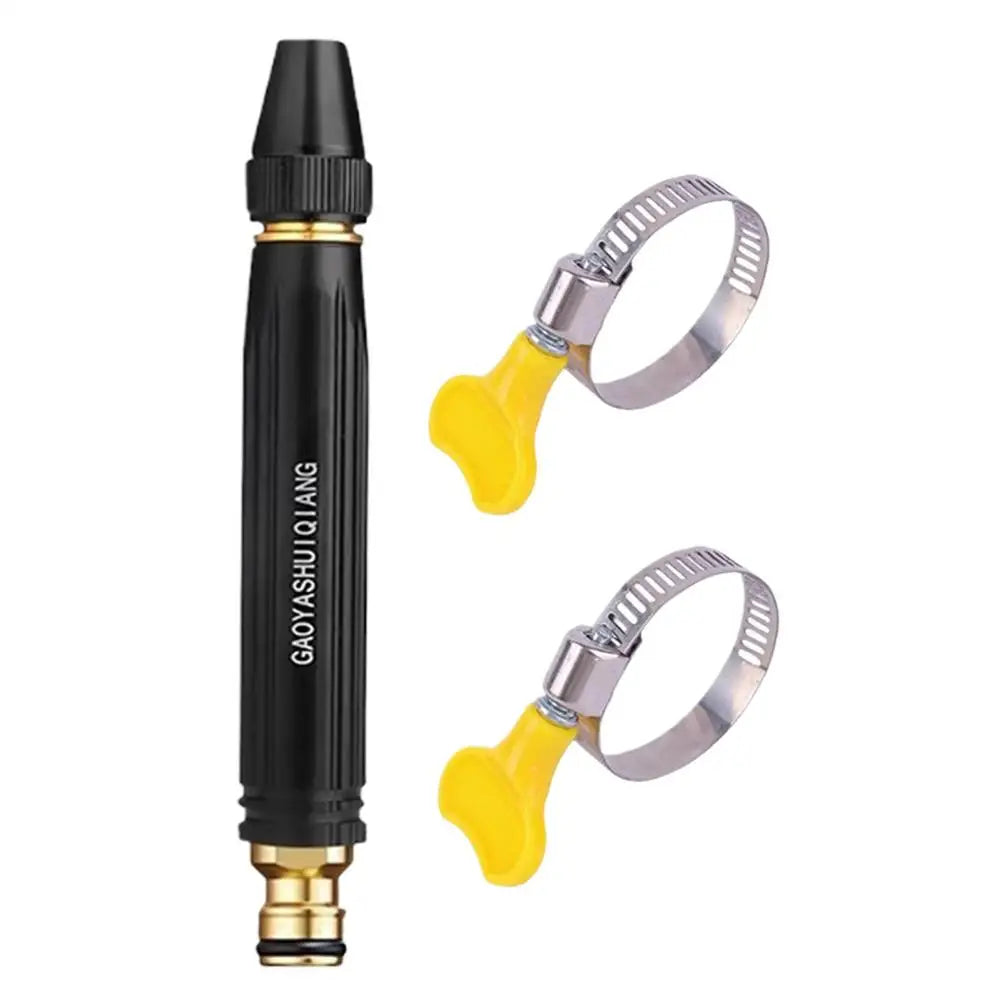 Garden Hose Spray Nozzle Metal Garden Hose Water Nozzle Sprayer Handheld Replacement Parts With 3 Patterns Cleaning Tools