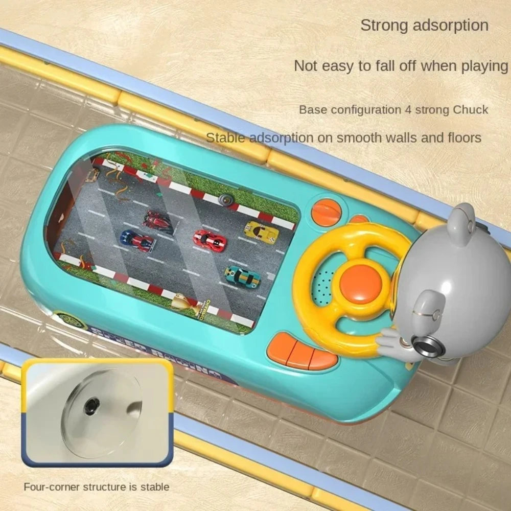 Racing Adventure Game Console Handheld Driving Simulator Toy for Brain Training and Coordination Birthday Gift