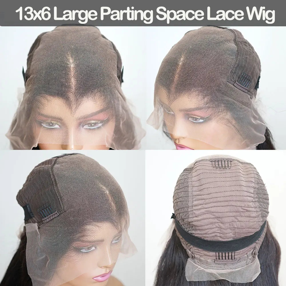 Lagos Hairline Ombre Colored Curly 100% Human Hair Wigs Brazilian Hair 13x6 Transparent Lace Frontal Wigs On Clearance Sale