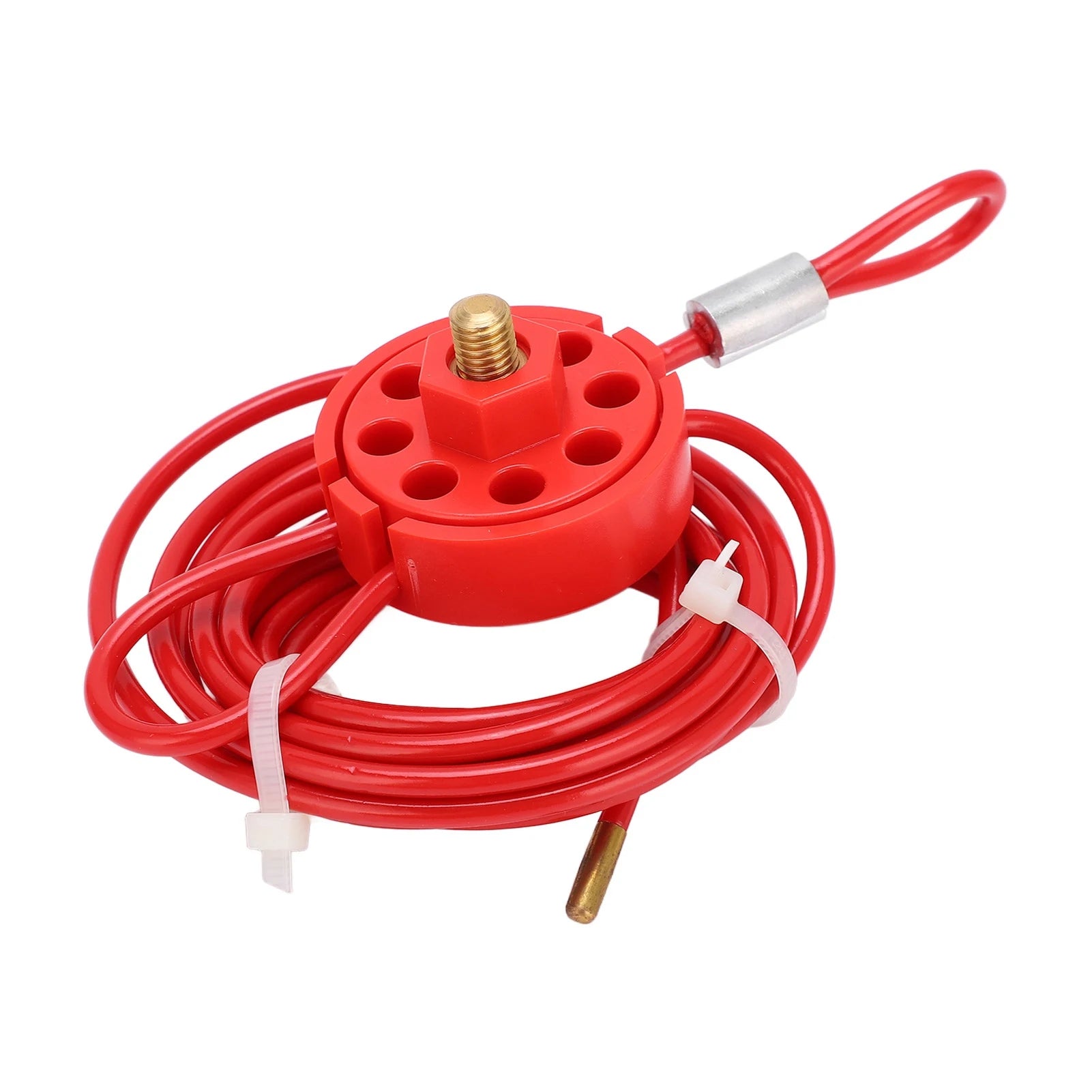 Adjustable Cable Lockout 2m Stainless Steel Lockable Handle Lockout Tagout Tool For Cable And Valve Safety Protection
