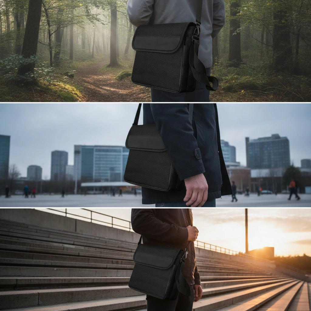 Binocular Case with Shoulder Strap Padded Binocular Case with Strap Accessory Safeguarding Lightweight for Birdwatchers