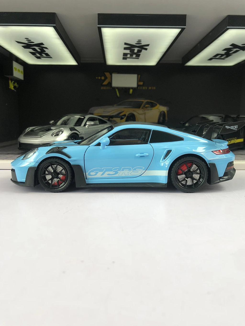 1:24 Simulation Zinc Alloy GT3 RS Model Car, Static Ornament, Metal Collectible Gift Car