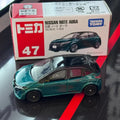 Authentic Takara Tomy Tomica No.47 Nissan Note Aura Die Cast Alloy Realistic Mini Hatchback Toy Car Boy Collector Gift