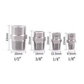 1/2" BSPT SS304 vee jet flat fan spray nozzle, Industrial / factory cleaning, dust removal nozzle