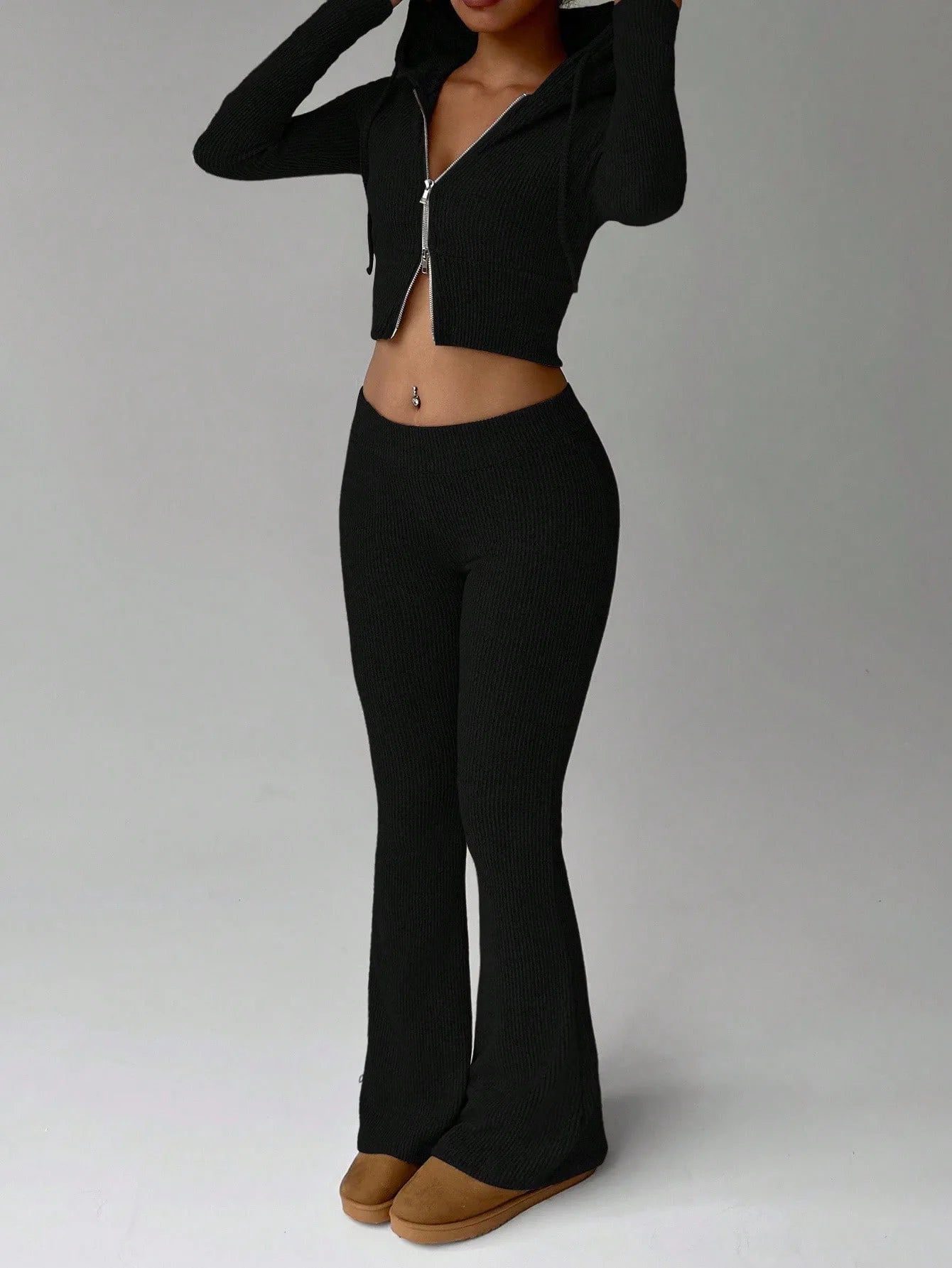 Women's Suit Warm Pajamas for Winter Ensembles Pyjama Femme Ensemble Long Sleeve Pajamas Sets Home Wear Sleepwear for Sleeping