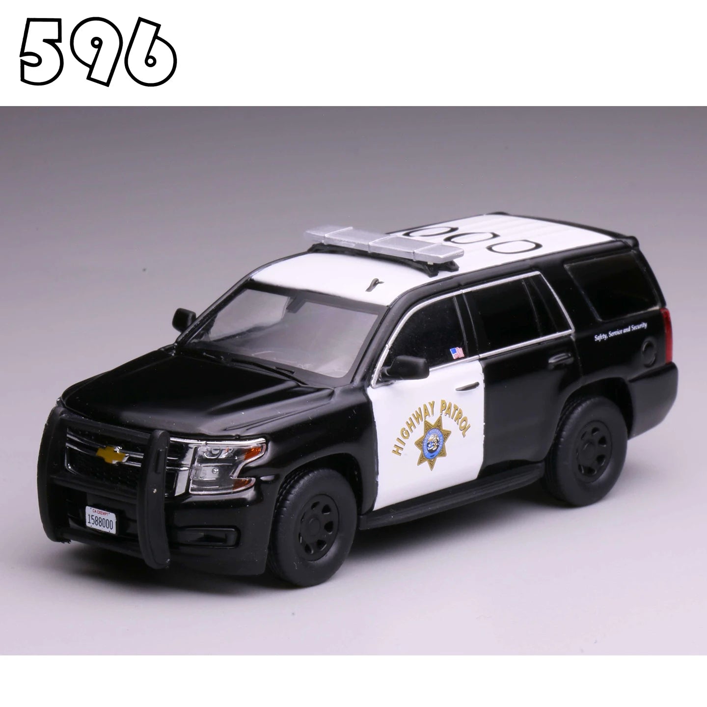 596 1/64 Chevrolet Sabon Federal Police Car of The Mexican Federation Car Alloy Motor Vehicle Diecast Metal Model Kids Toys Boys