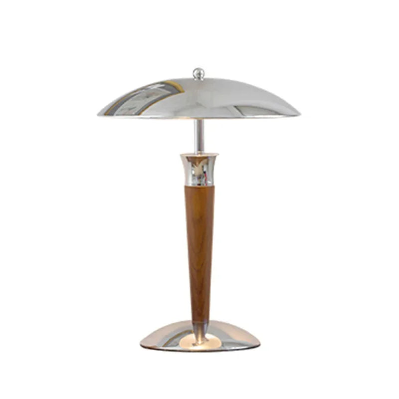 Metal study desk lamp, model room, wabi-sabi wind room, living room entrance, solid wood retro lamps