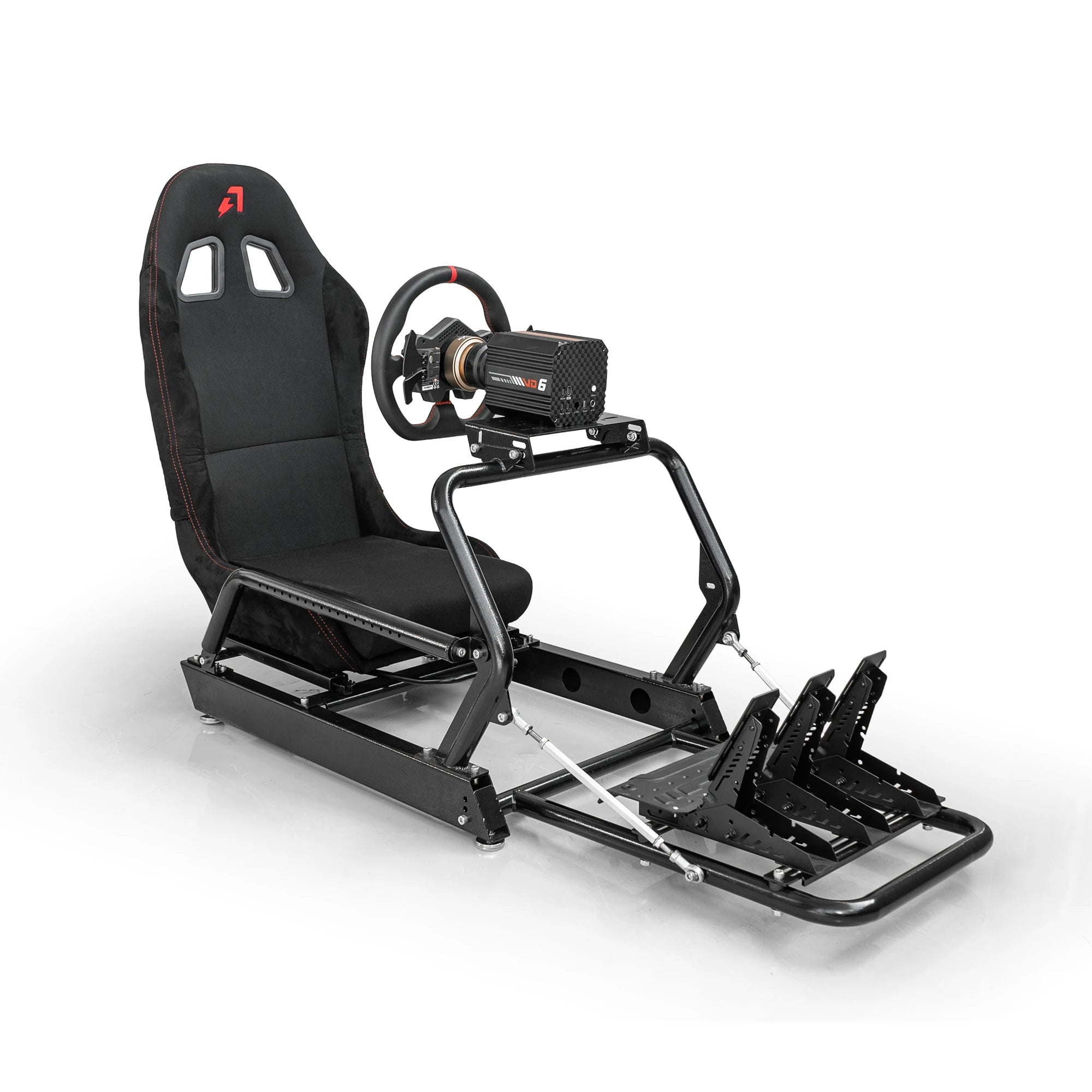 AZRACING INSPIRE Sim Racing Cockpit Standard Seat Version - 7 Years of Sim Racing Expertise, Heavy-Duty High-Carbon Steel Frame,