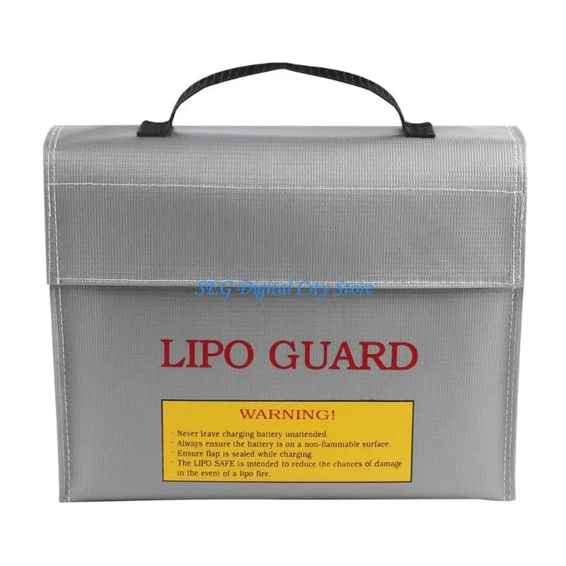 U75B High Capacity Water Resistant Batteries Storage Case Flame Retardant Batteries Charging Bag for Electronics Defense Use