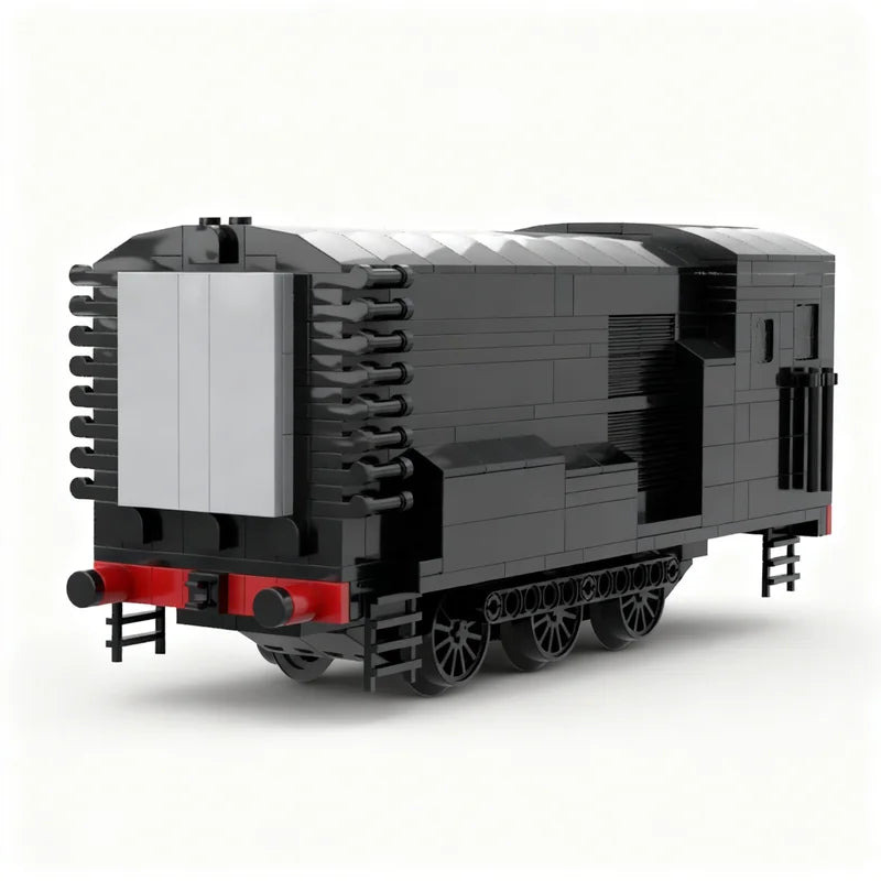 NEW 355PCS MOC Railway Train Devious Diesel Class 08 Shunter Model DIY Assembly Building Blocks Birthday Gift Display Home Set
