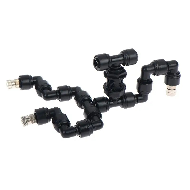 0.3mm Connect With 6.35mm Pipe 4 Head Garden Watering Reptile Fogger Mister With Quick Connecting Nozzle