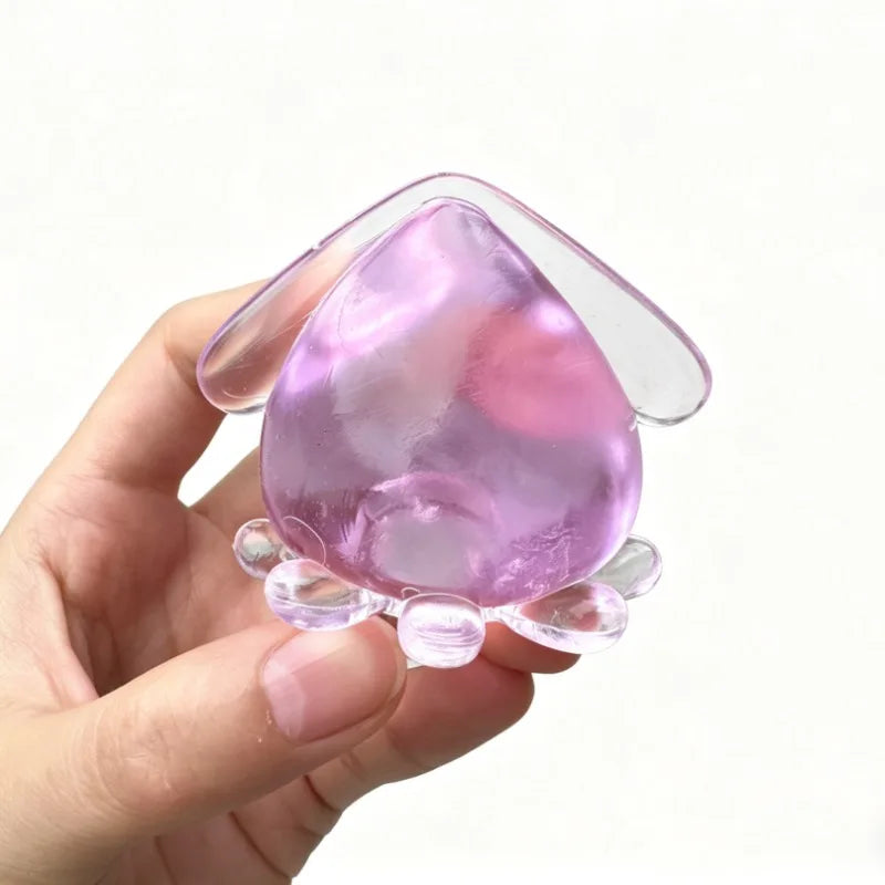 Squishy Octopus Maltose Fidget Toys Soft Kawaii Mini Calamari Fidget Squishes Fun Anti-stress Squid Sensory Toy for Adults Gifts