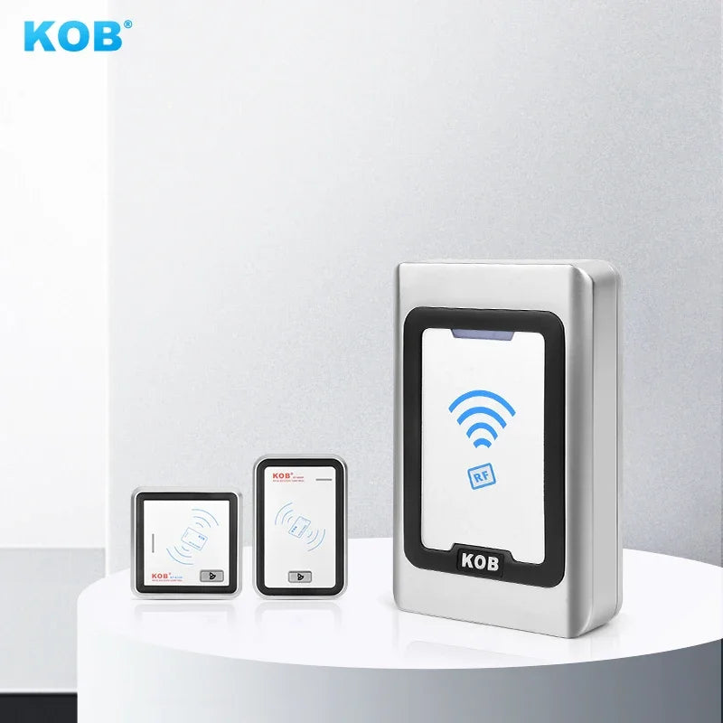 KOB outdoor ID/IC card swiping metal waterproof access control system outdoor host WG26 access control reader head