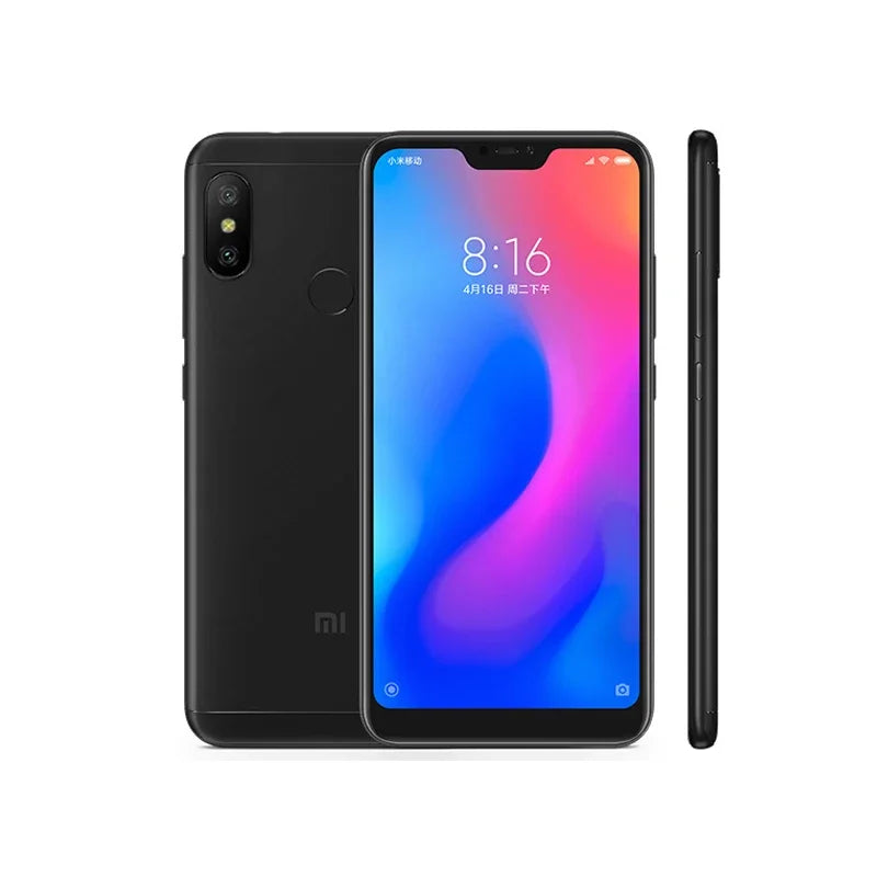 Xiaomi Redmi 6 Pro 4g 64g Cellphone Global rom 4000mAh Batterry Dual SIM Qualcomm Snapdragon 625 Android used phone