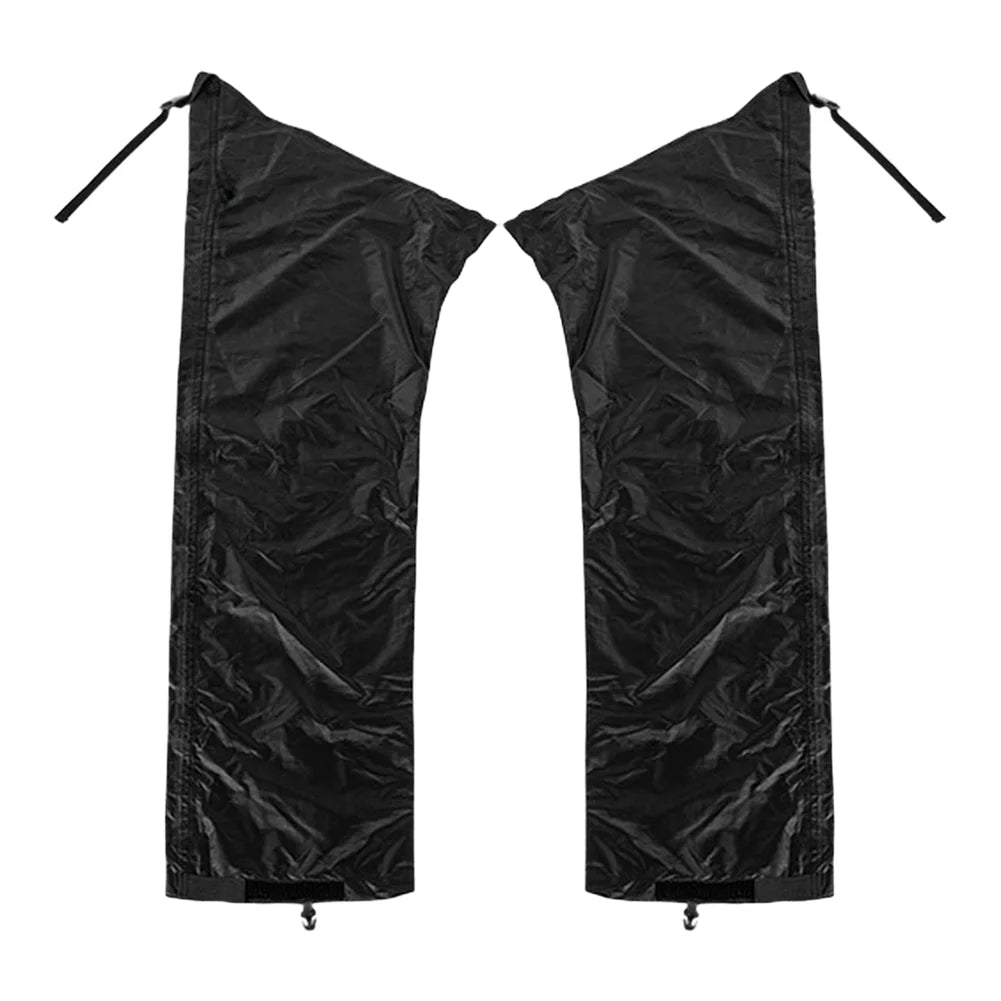 /Waterproof /Rain /Pants 210T Polyester Lightweight Leg Covers With Adjustable Strap For Hiking Camping Trekking Outdoor Gear